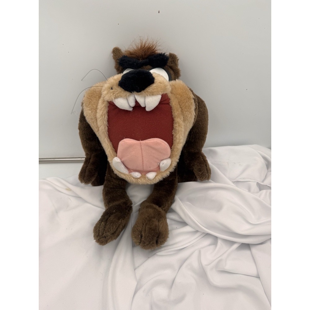 Vintage 1996 Stuffed Tazmanian Devil 15" by ACE Taz Plush Looney Tunes